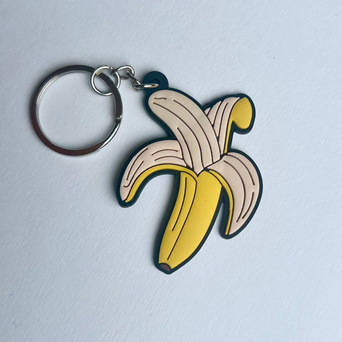 Banana Keyring Charm