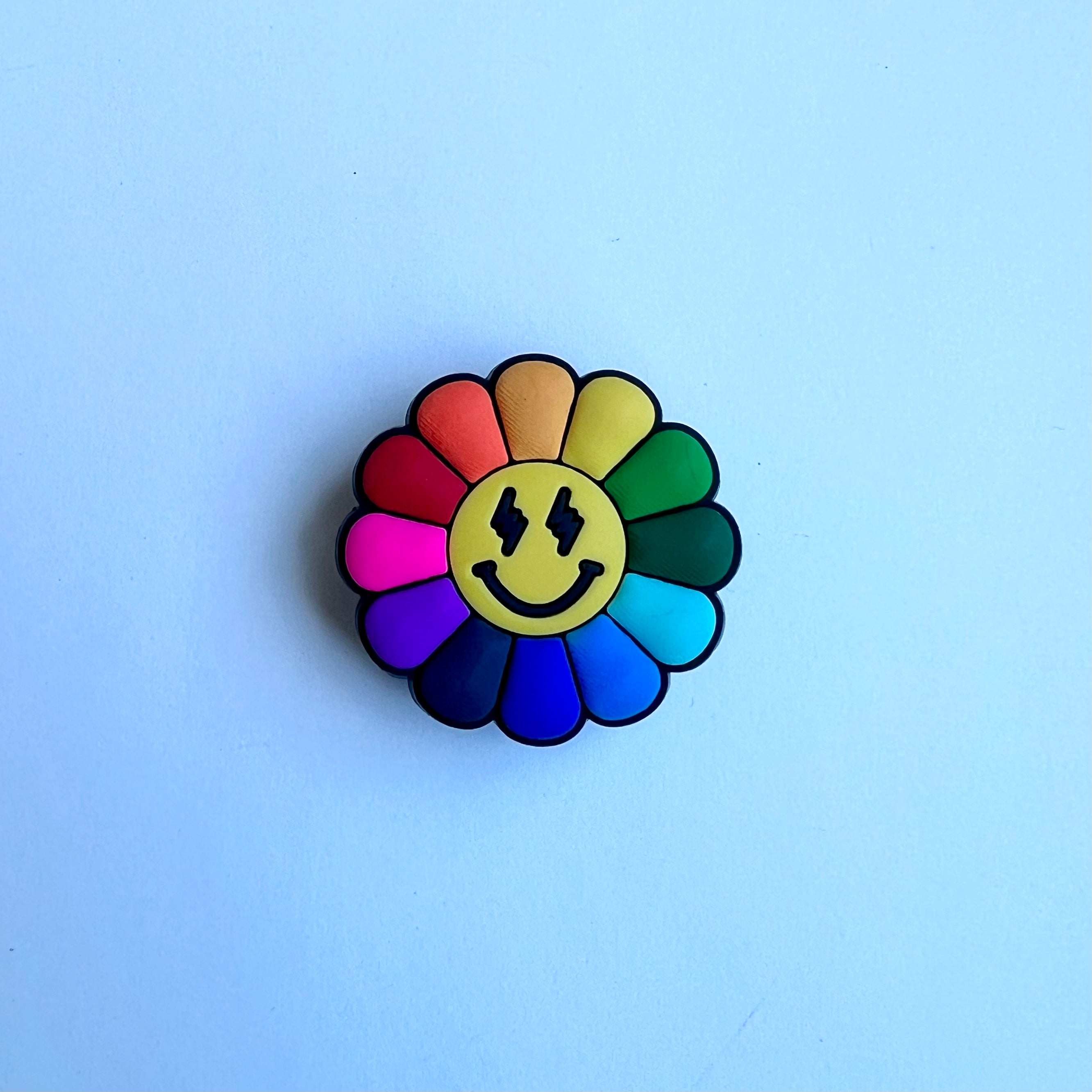 Rainbow Flower Charm
