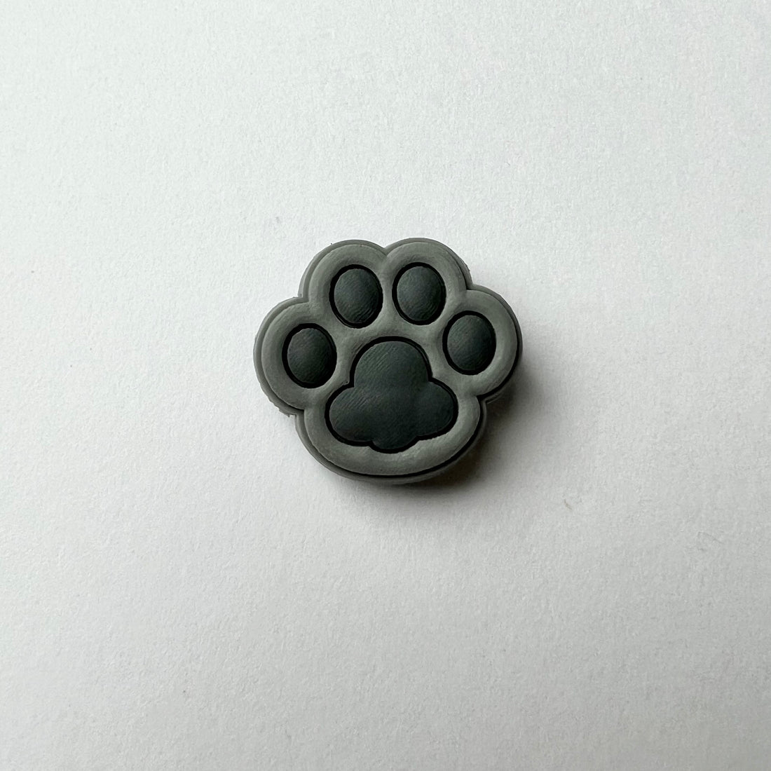 Black Paw Print Charm