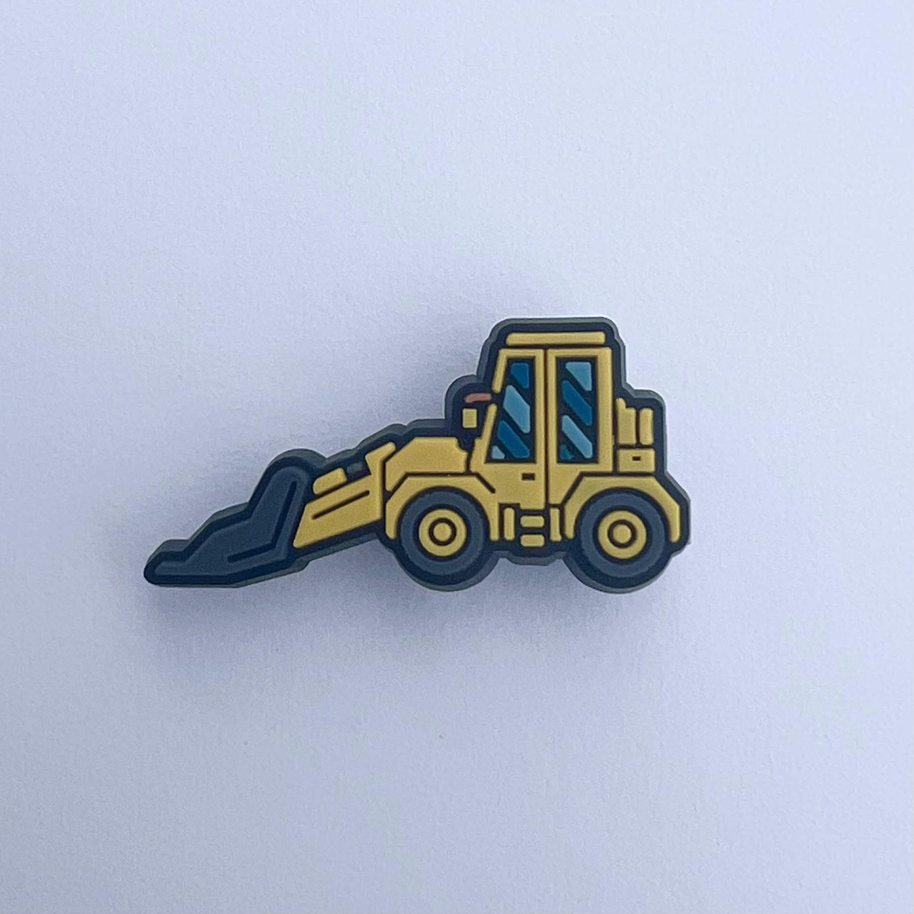 Yellow Bulldozer Charm