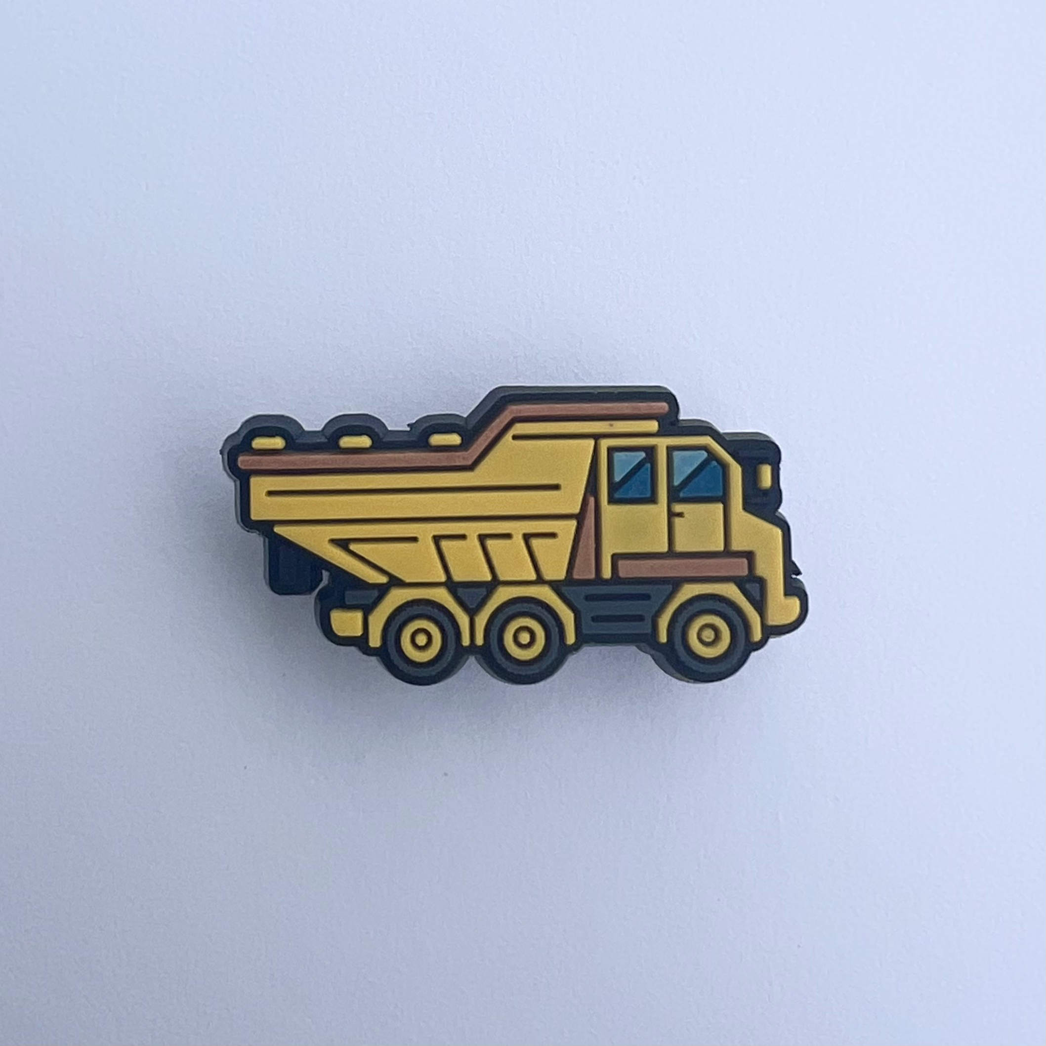 Yellow Dump Truck Charm