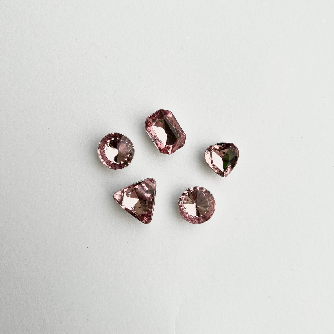 Gemstone Charm - Baby Pink