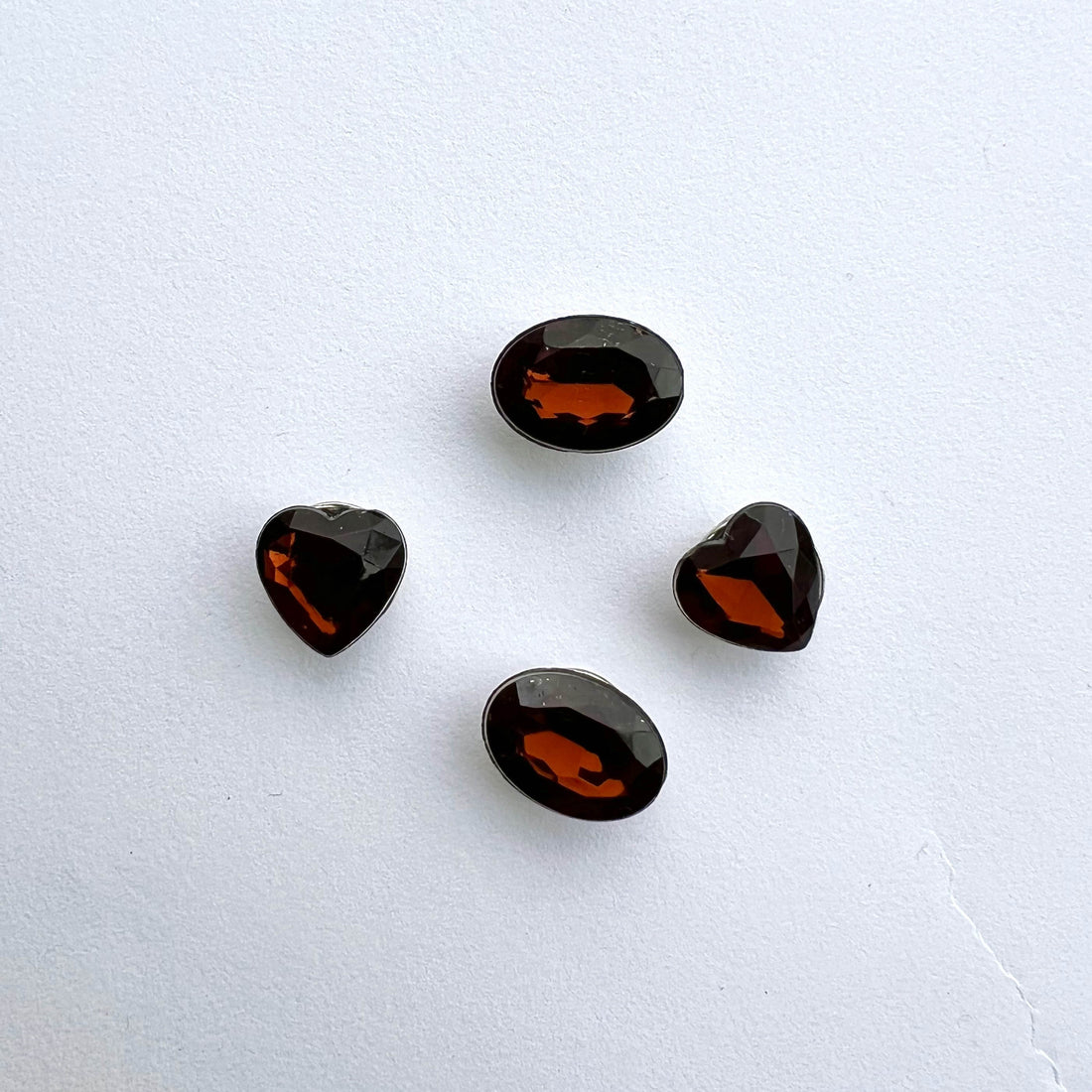 Gemstone - Dark Amber Charms