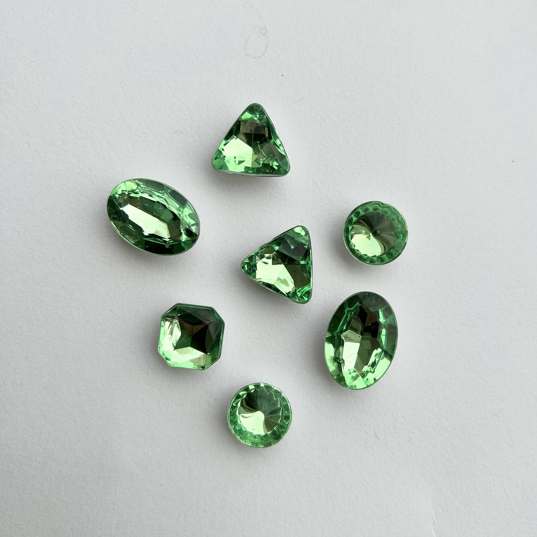 Mint Green Gemstone Charms