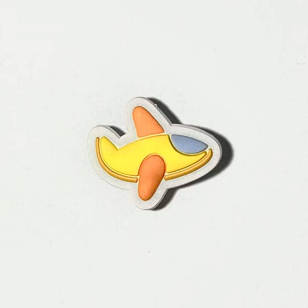 Yellow Plane Charm