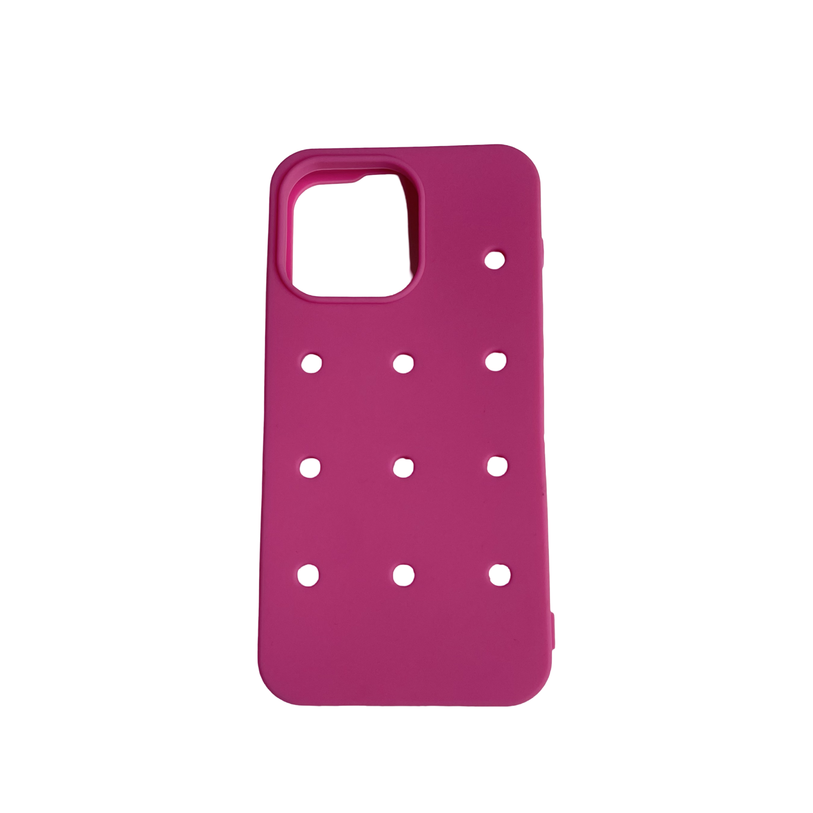 iPhone 14/15 Pro Max Charm Case - Pink