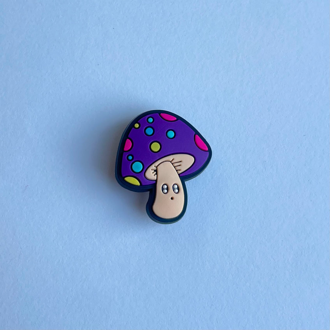 Purple Magic Mushroom Charm