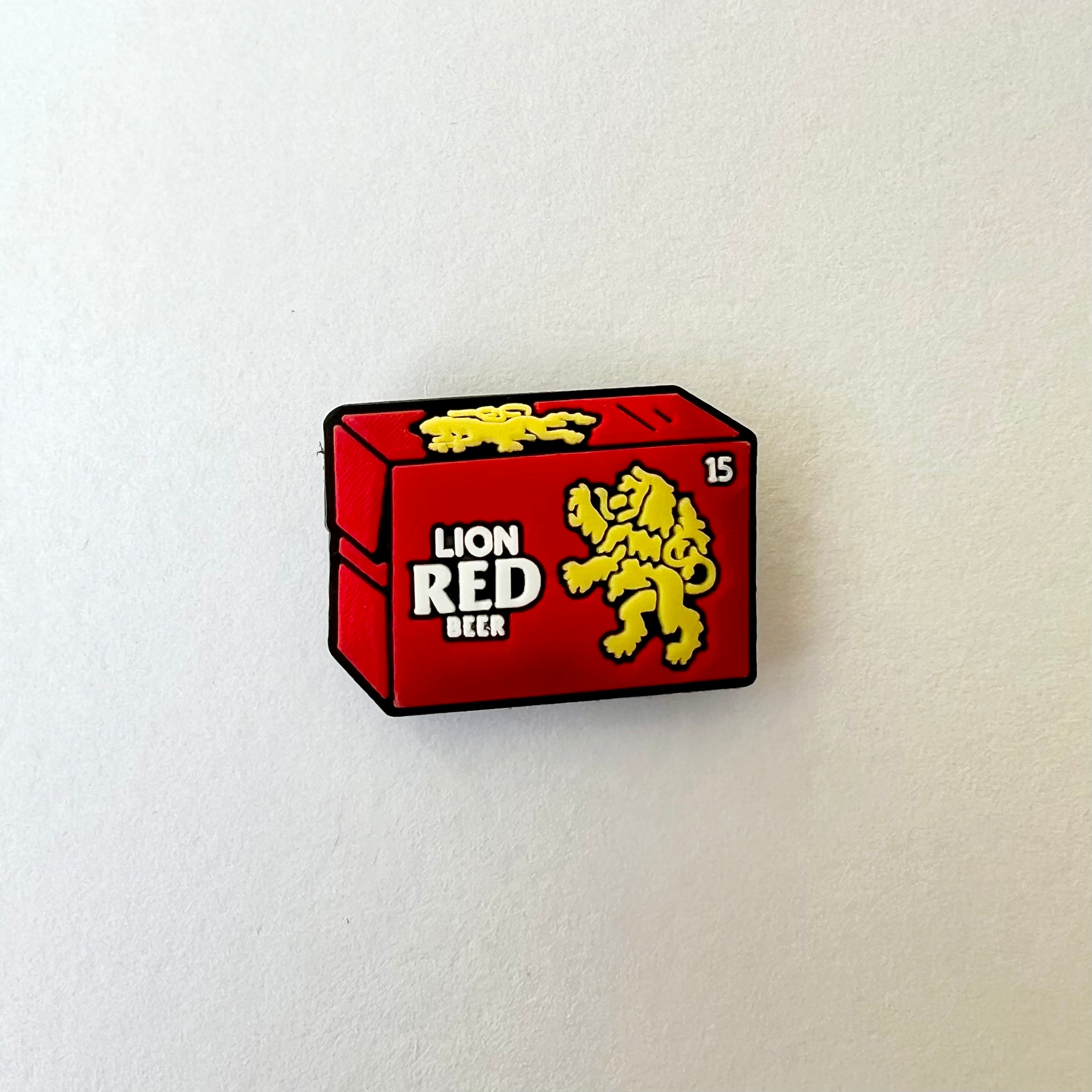 Lion Red Box Charm