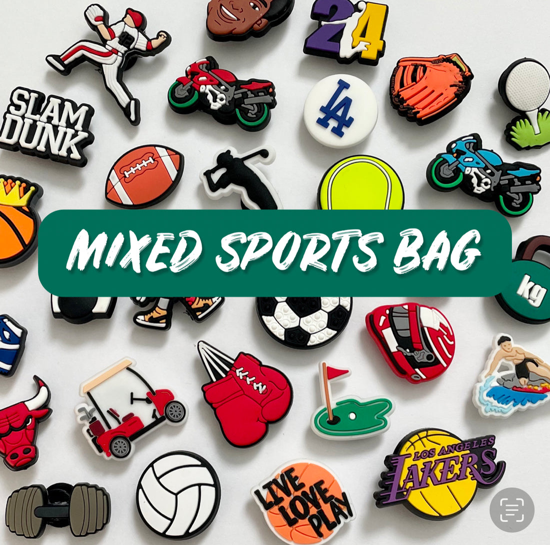 Mixed Sports Charm Bags