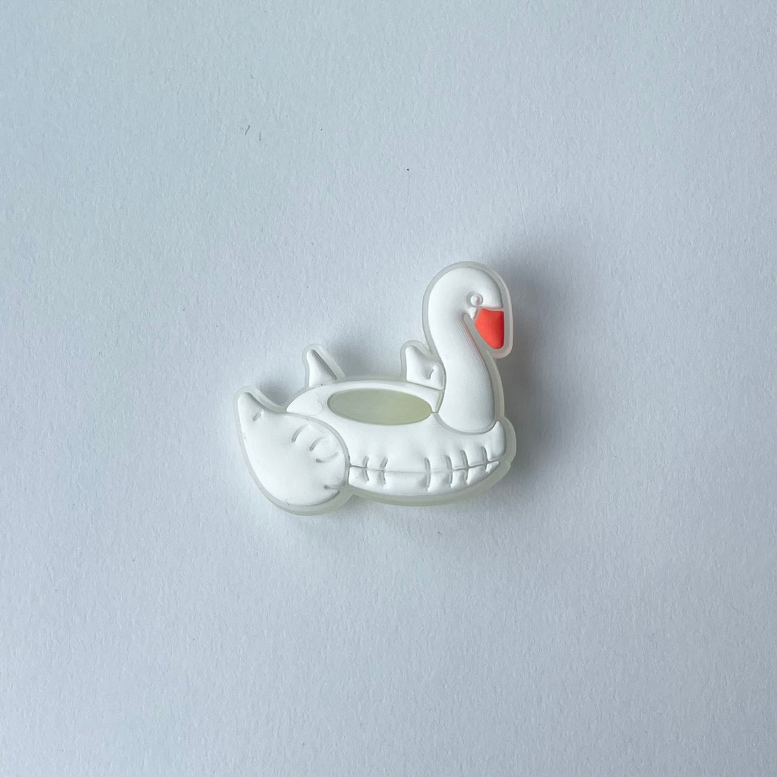 Glow in the Dark Swan Floatie Charm