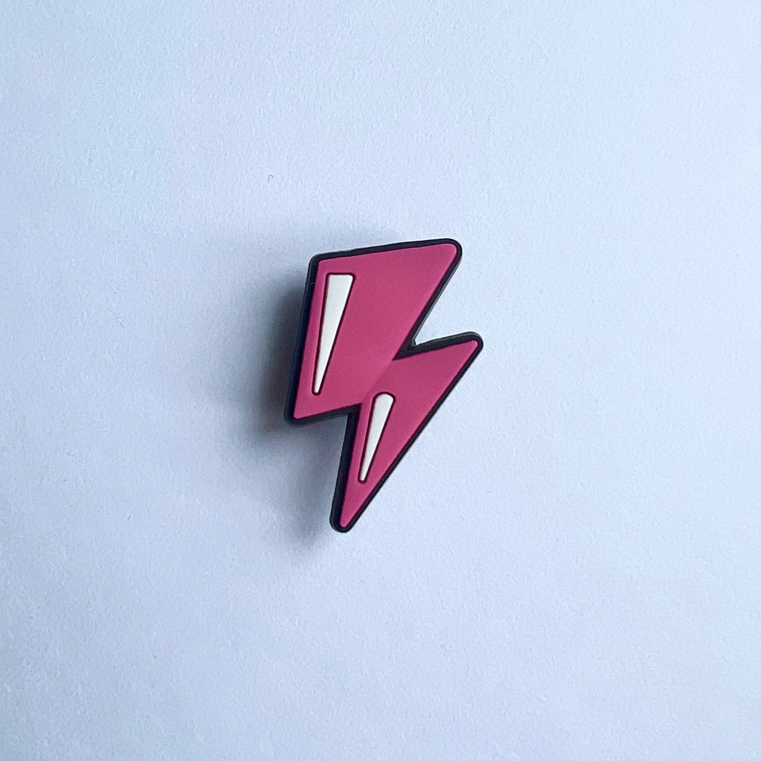 Pink Lightning Bolt Charm