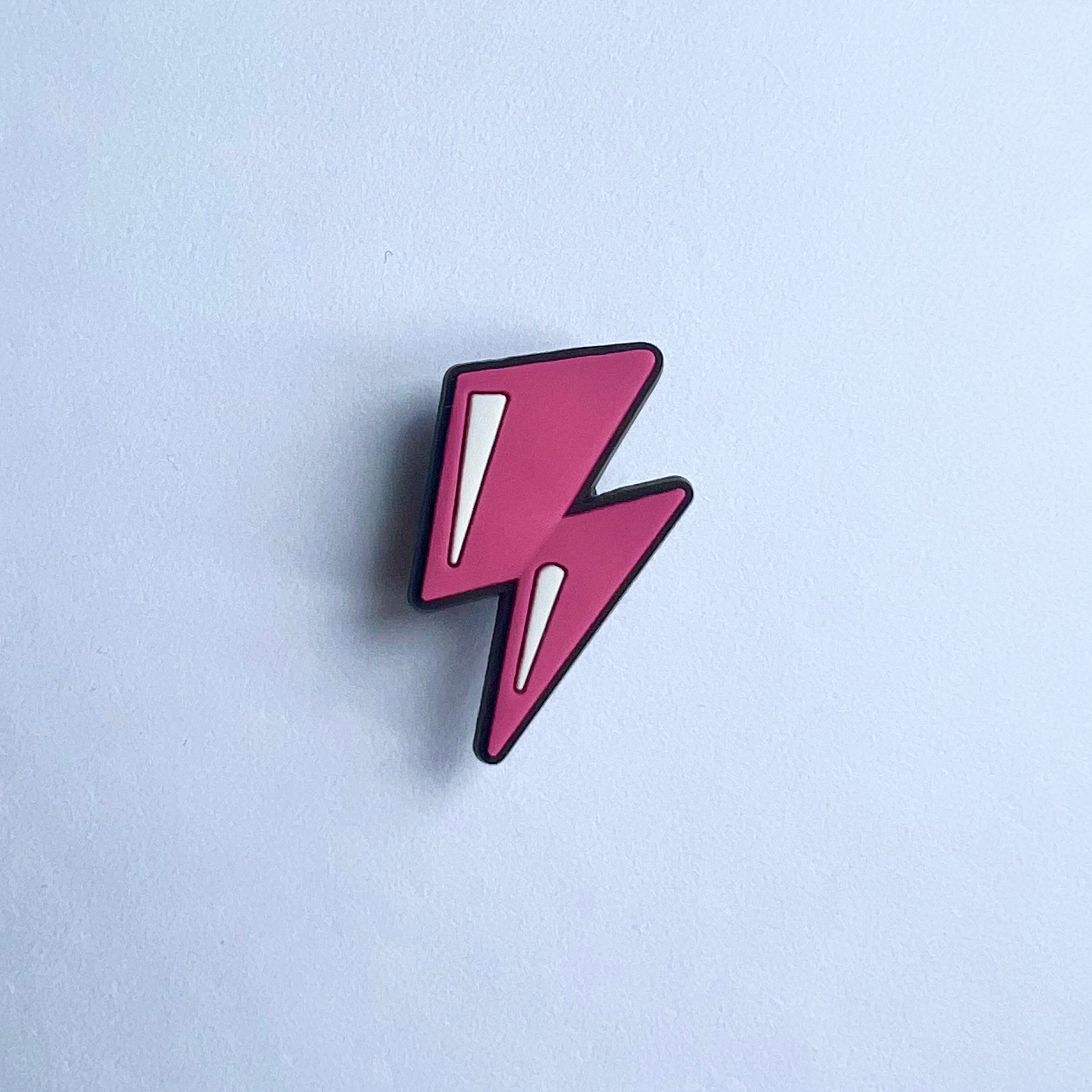 Pink Lightning Bolt Charm