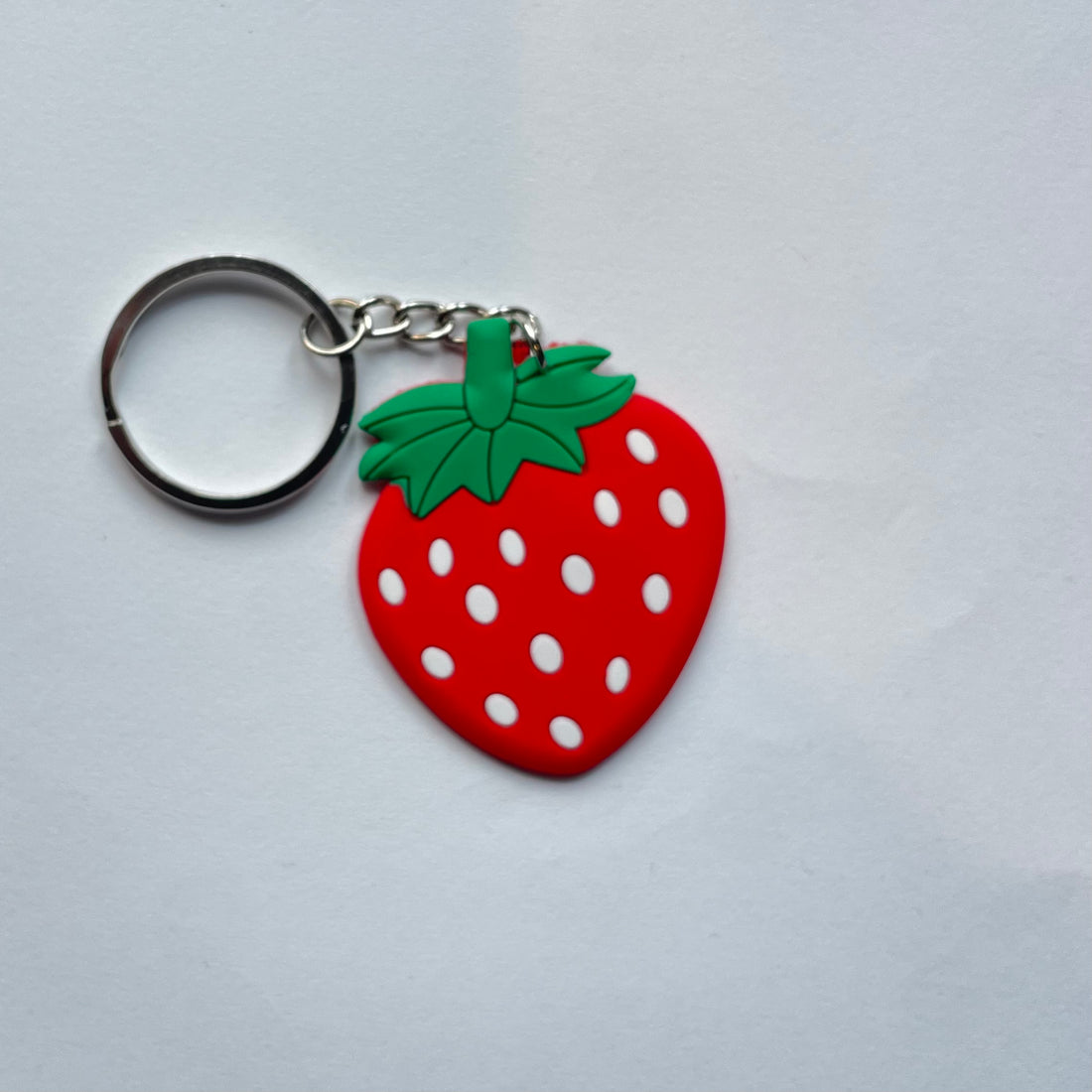 Strawberry Charm Keyring