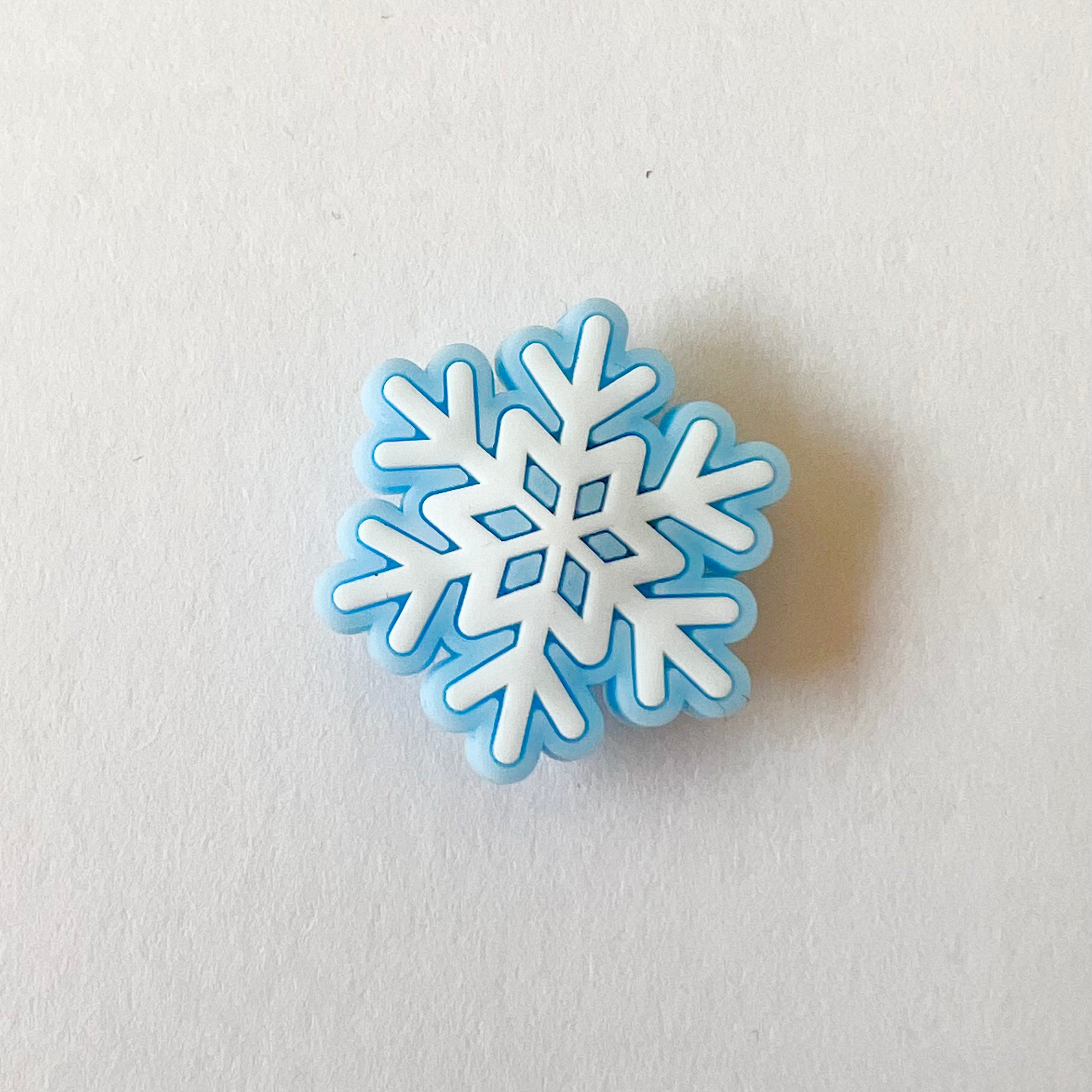 Baby Blue Snowflake Charm