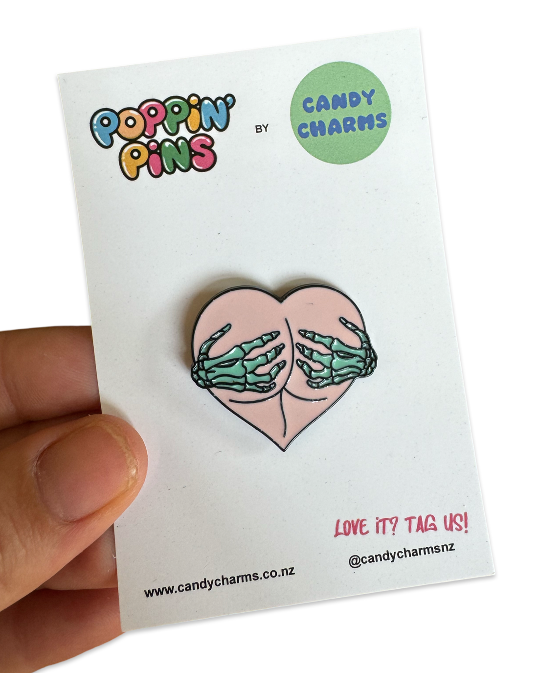 Grab Ass Enamel Pin