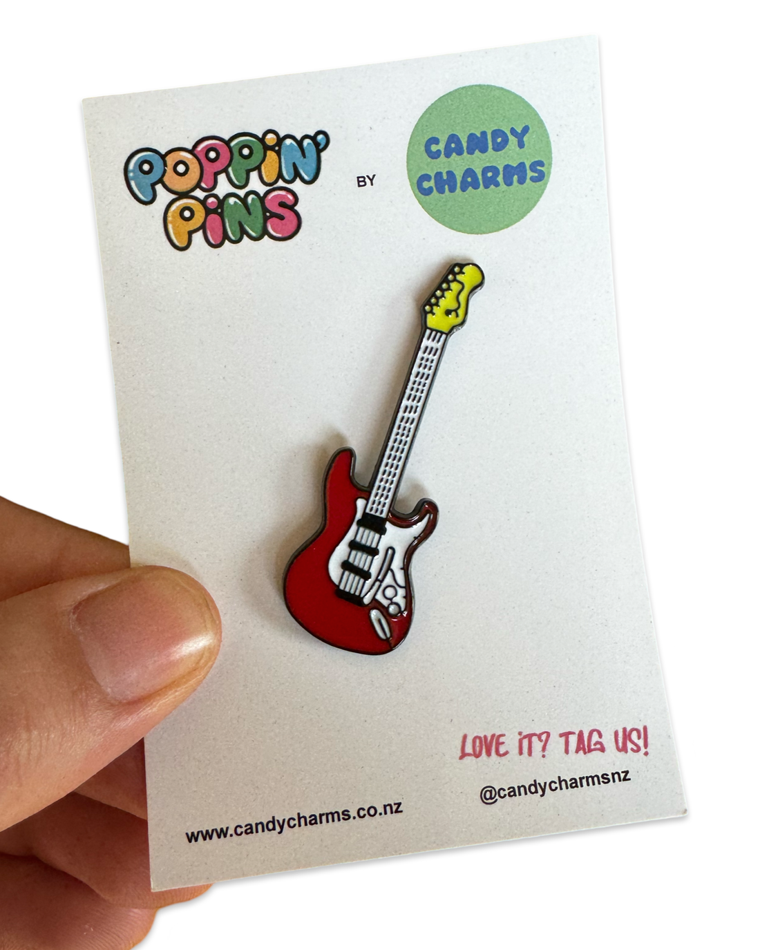 Electric Guitar Enamel Pin