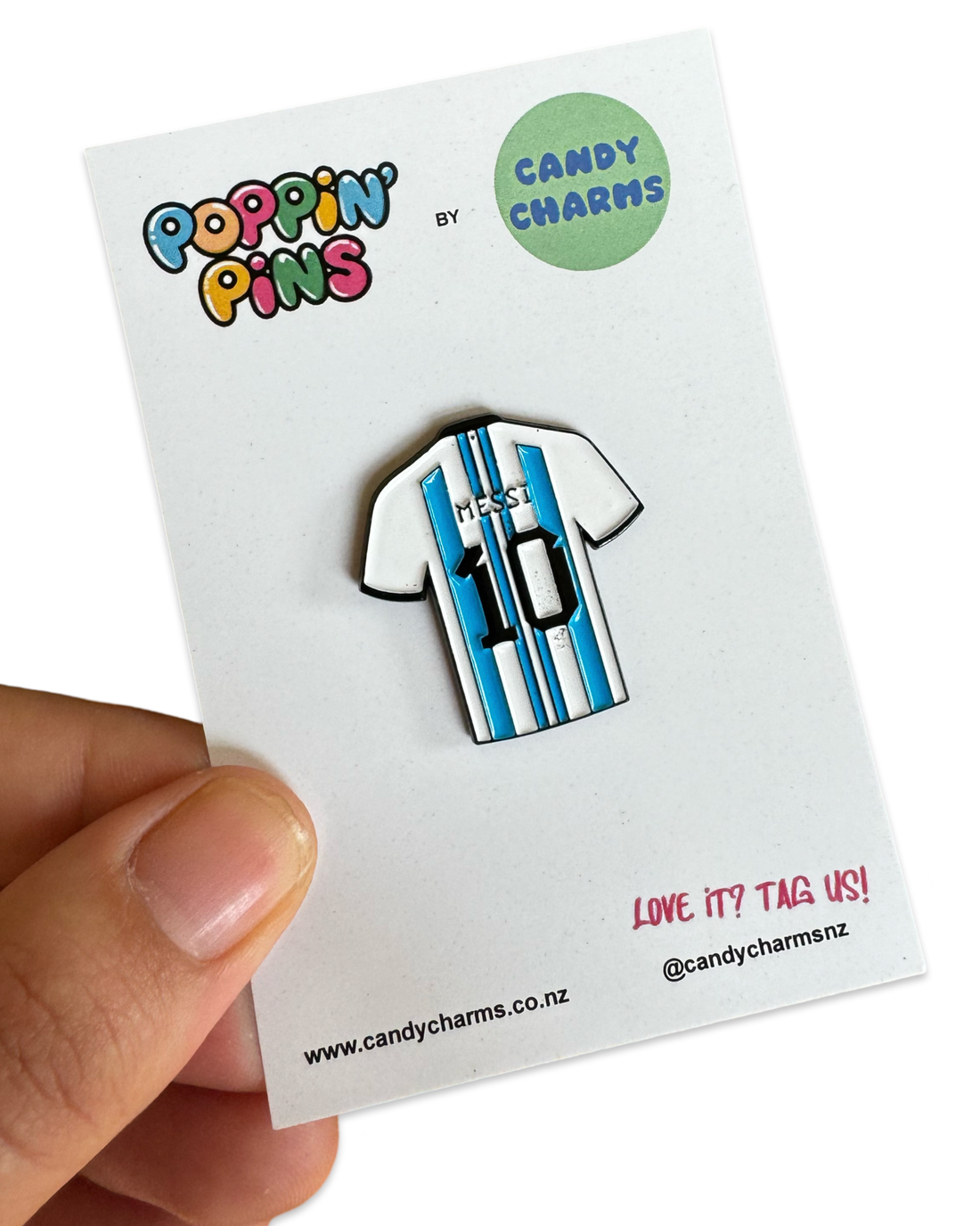 Messi Enamel Pin