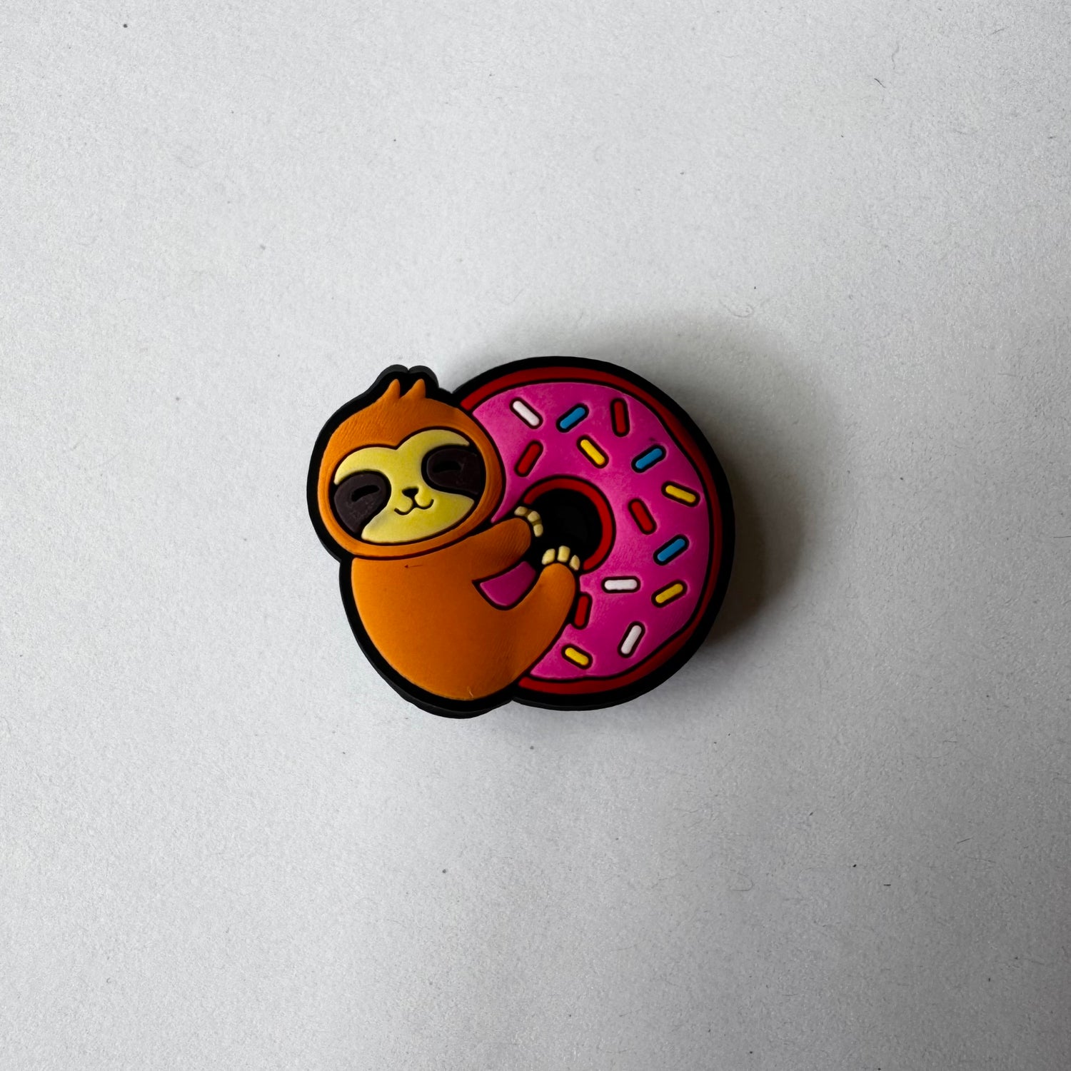 Donut Sloth Charm