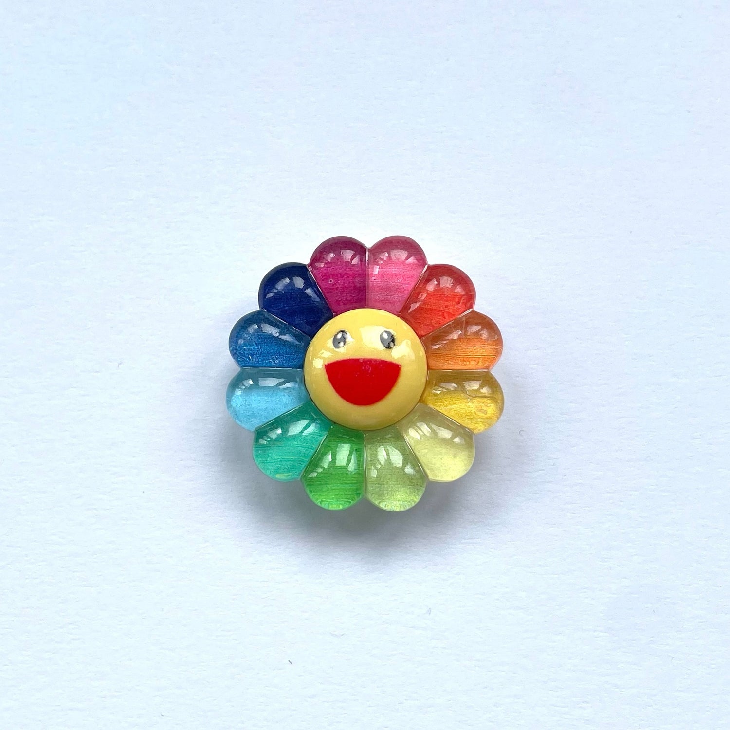 Rainbow Flower 3D Charm