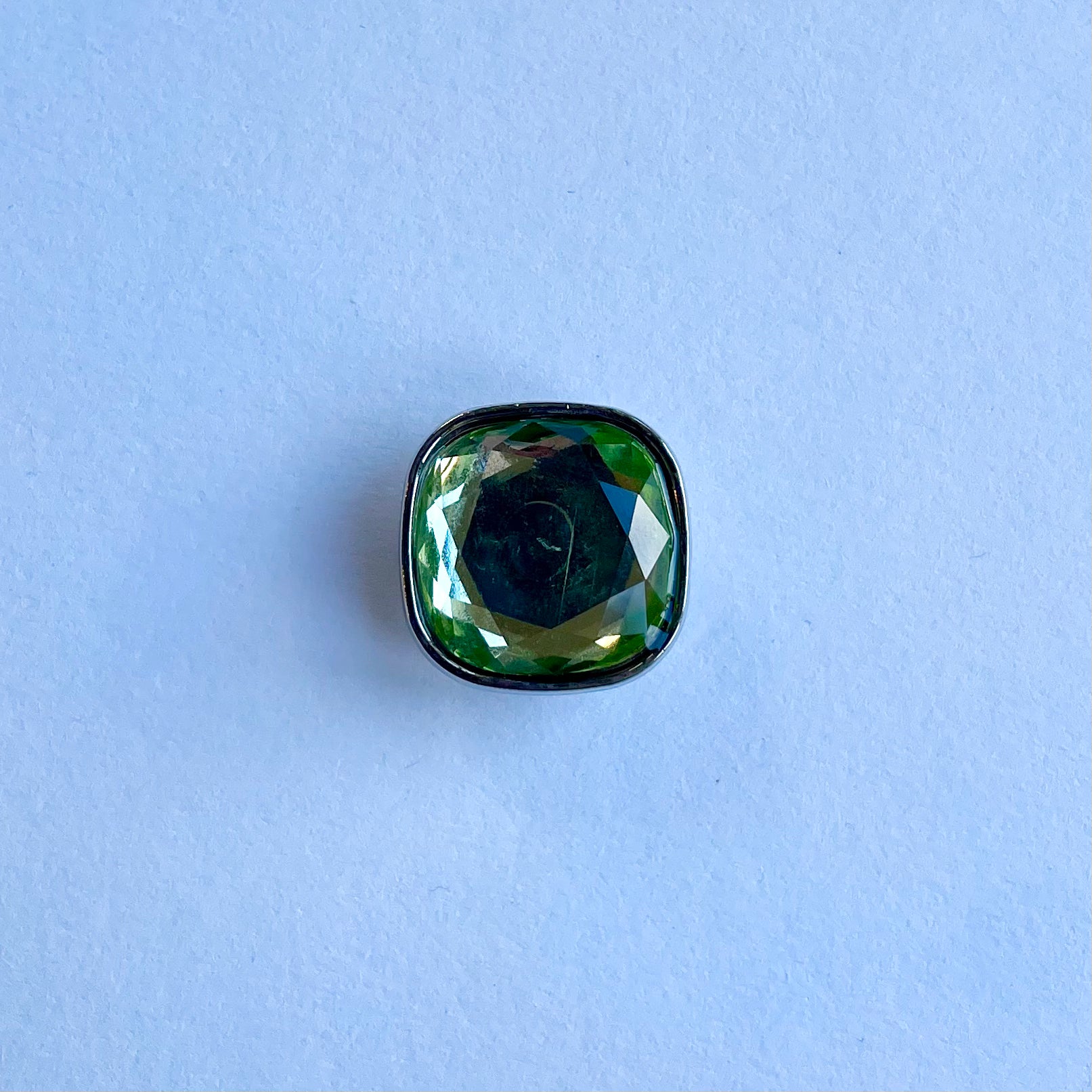 Chunky Green Gemstone Charm