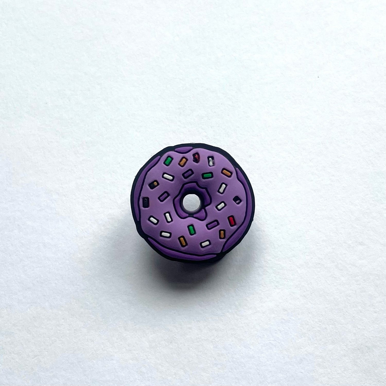 Purple Donut Charm
