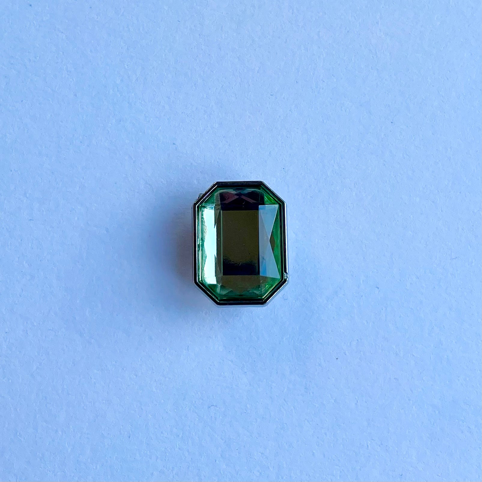 Chunky Green Gemstone Charm