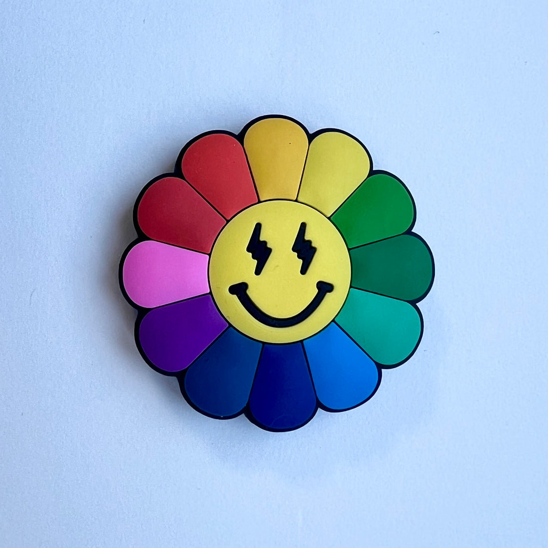 Rainbow Flower Charm - Large