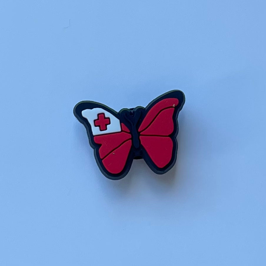 Tongan Butterfly Flag Charm