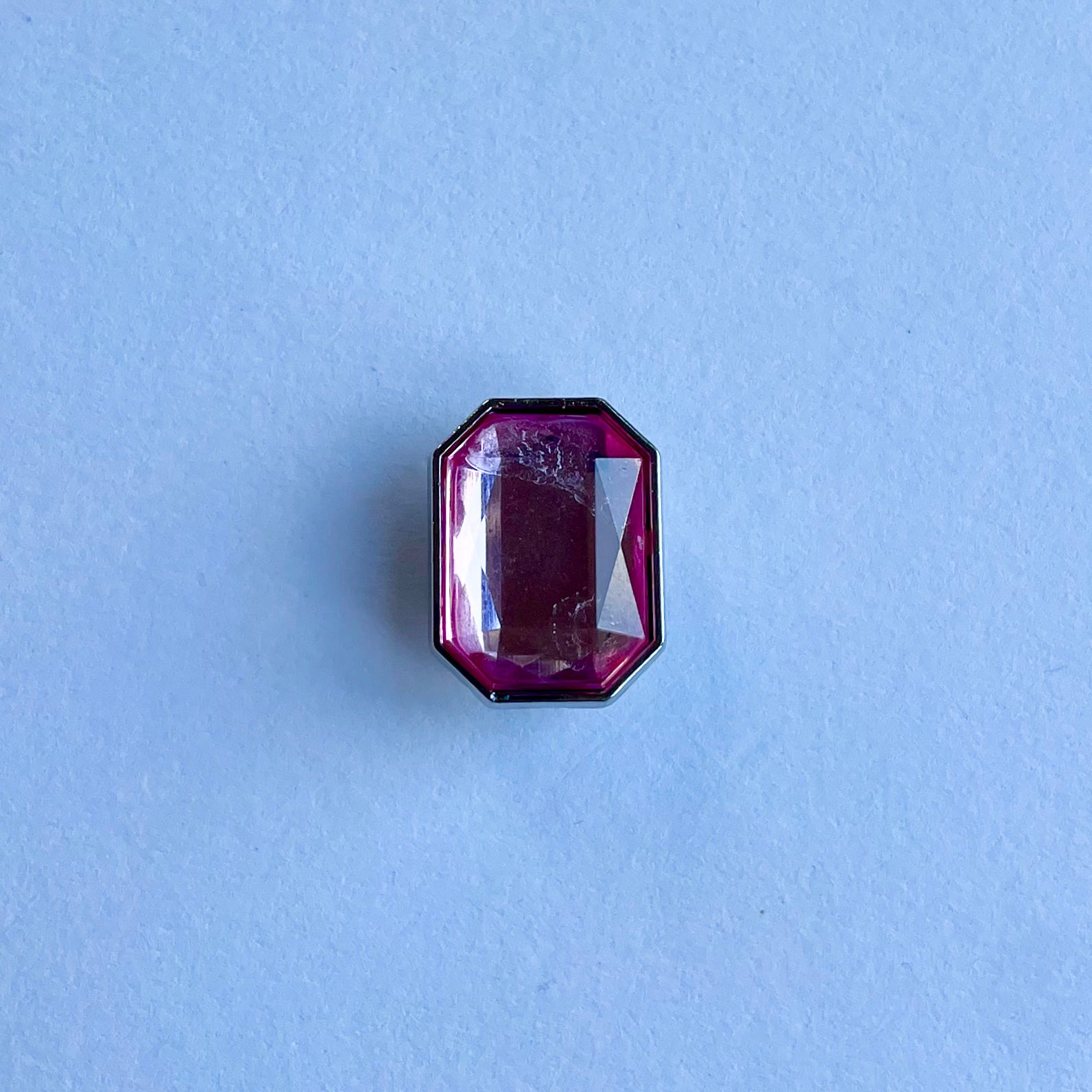 Chunky Pink Gemstone Charm
