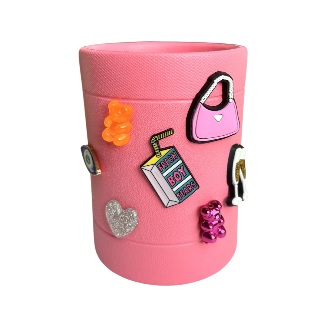 Charm Drink Holder - Peachy Pink