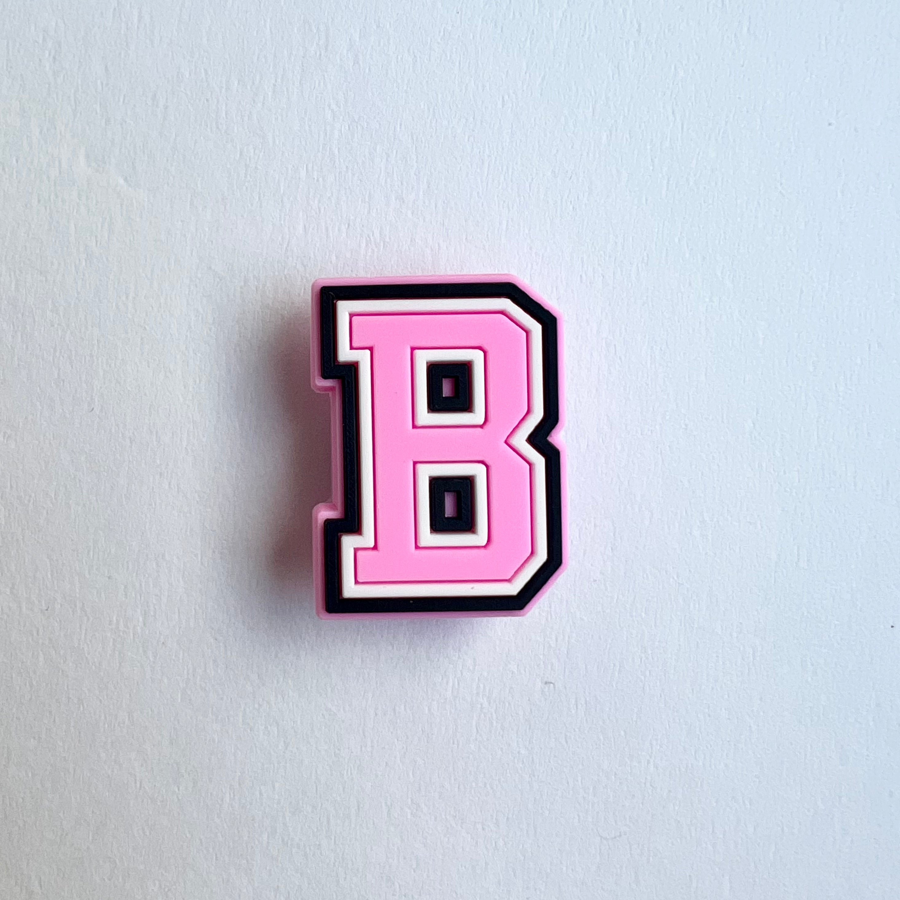 Pink Letter Charms