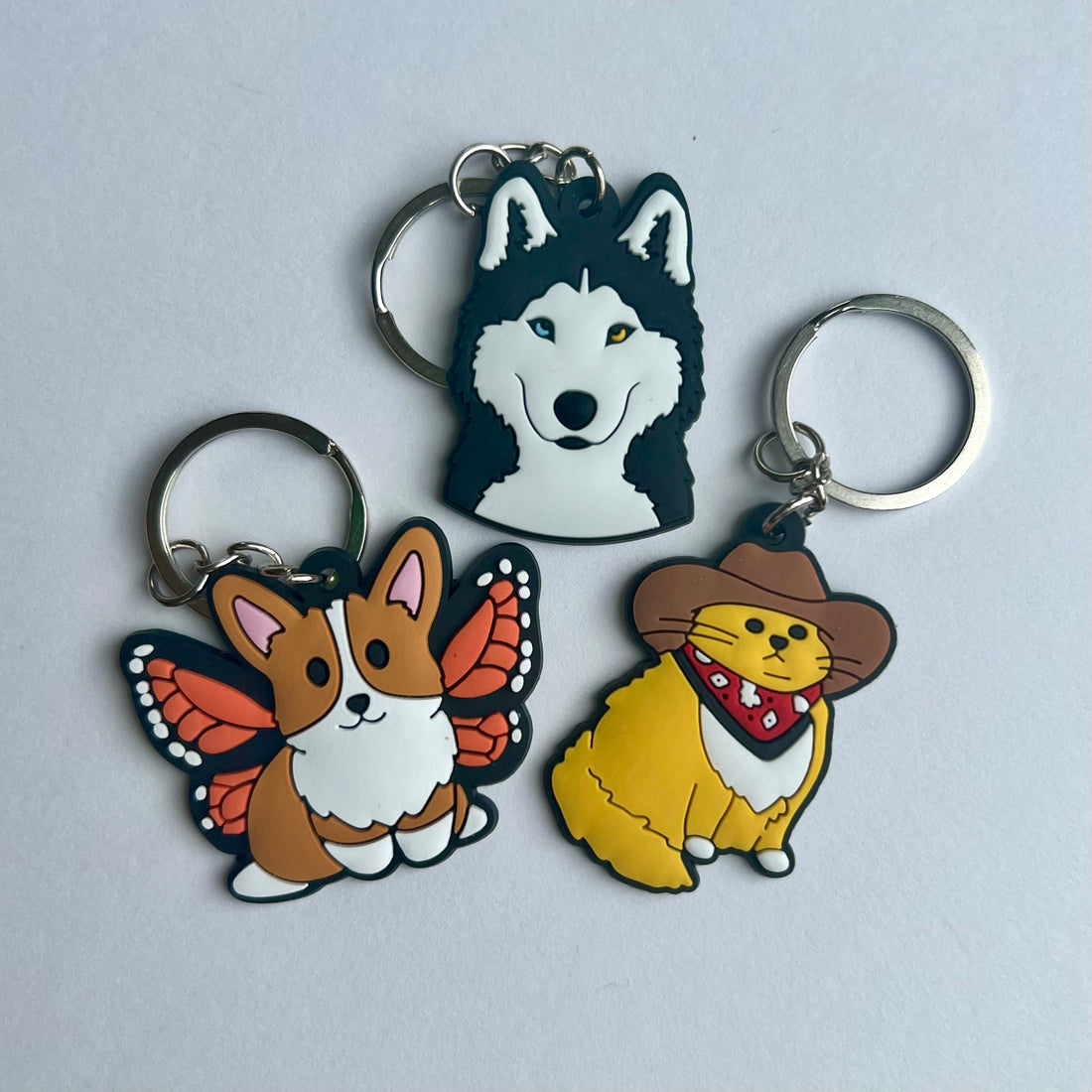 The Cute Animal Keyring Charms Pack