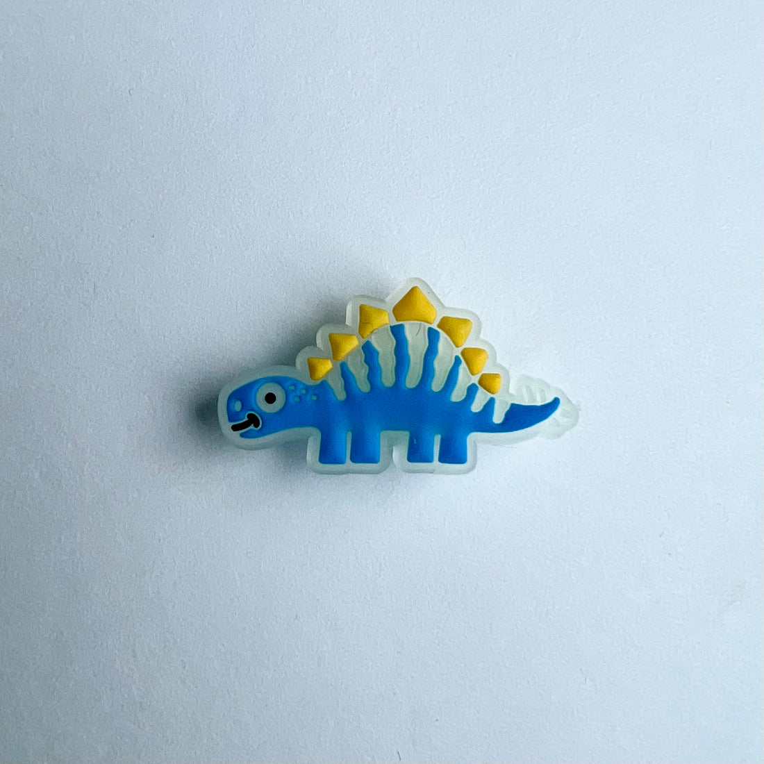 Glow in the Dark Stegosaurus Charm