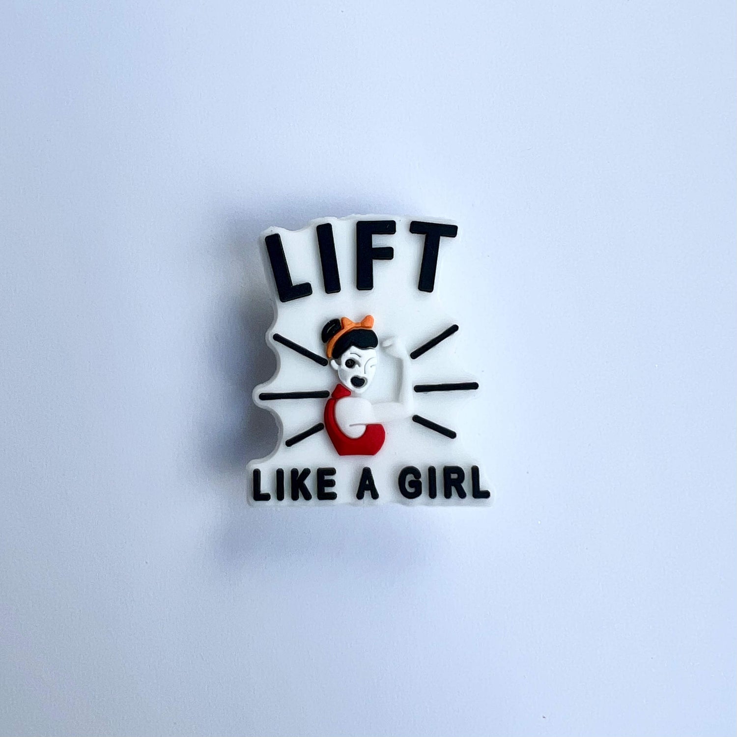 Lift Like A Girl Charm