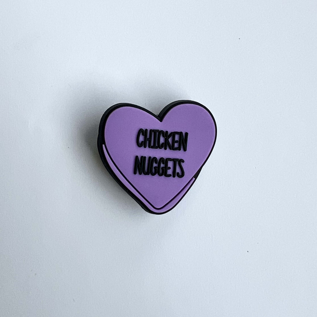 Chicken Nuggets Heart Charm