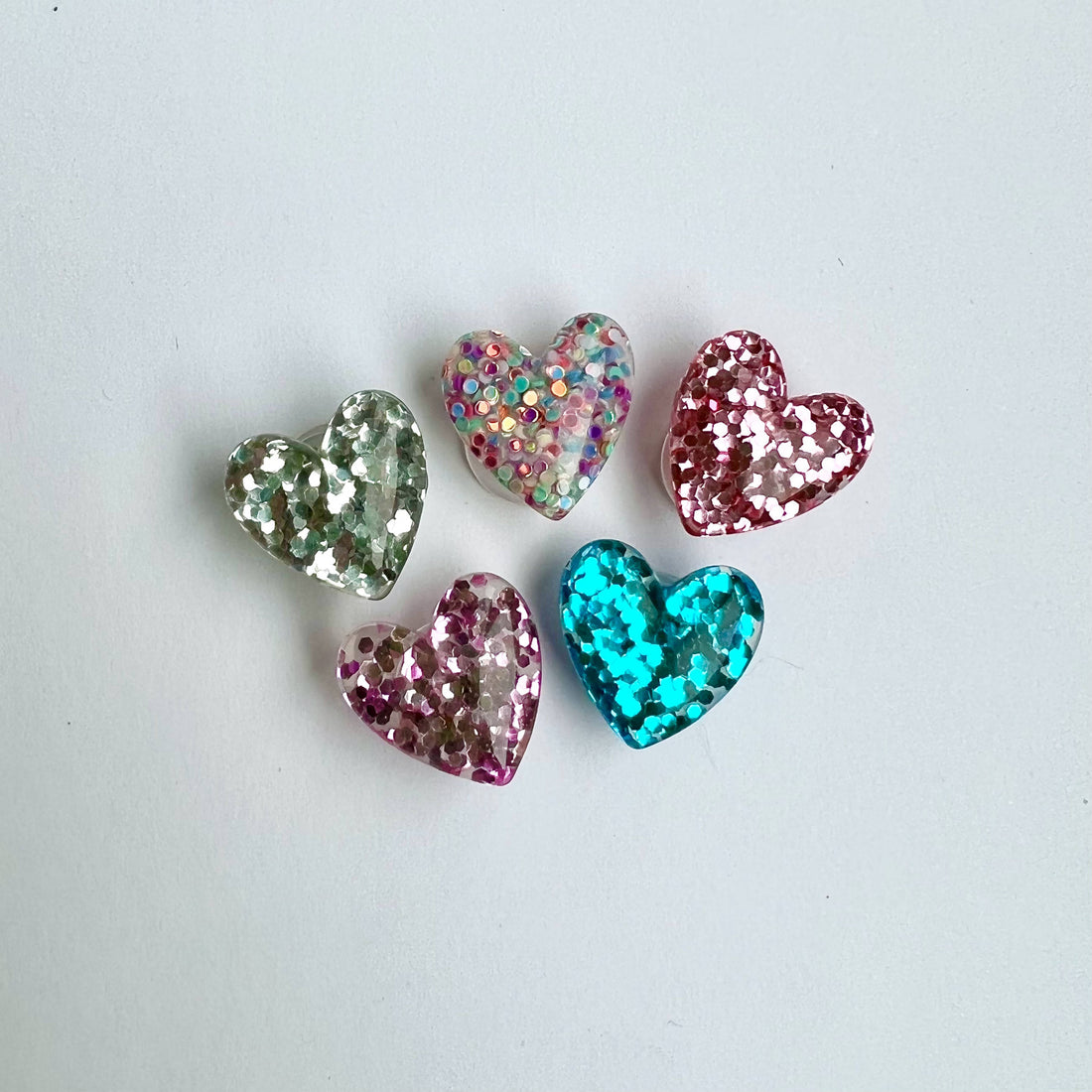 The Glitter Heart Charms Pack