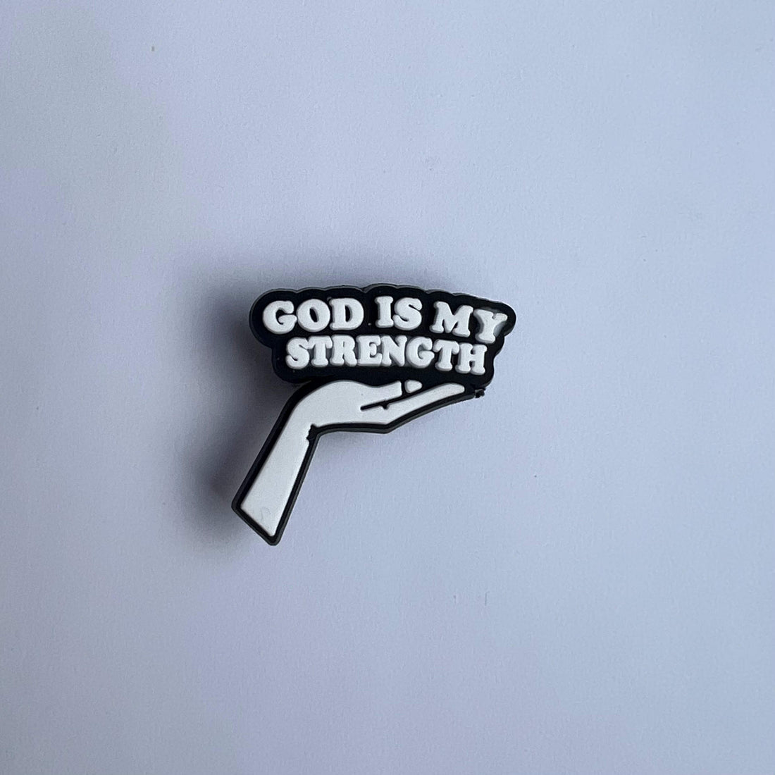 God Is My Strength Charm