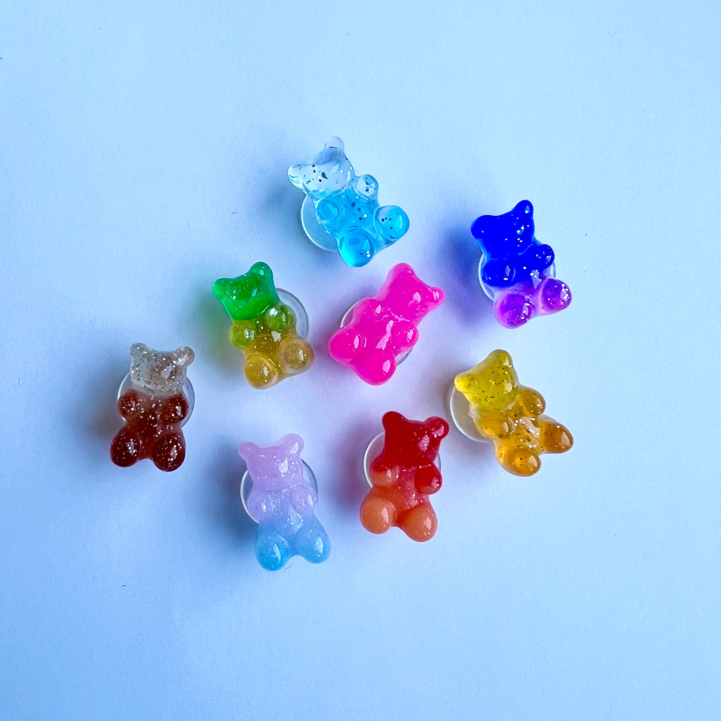 Glitter Gummy Bear Pack Charms