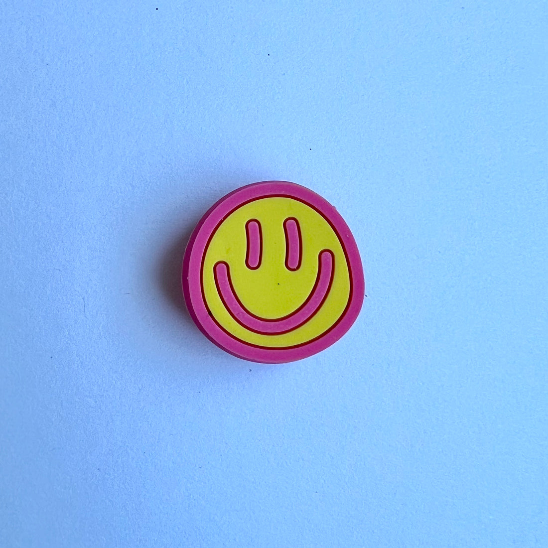 Pink Smiley Face Charm