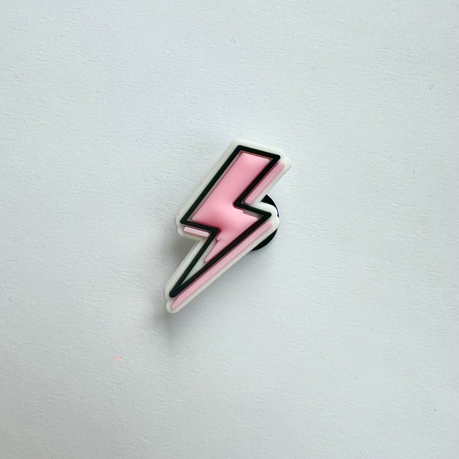 Pink Lightning Bolt Charm