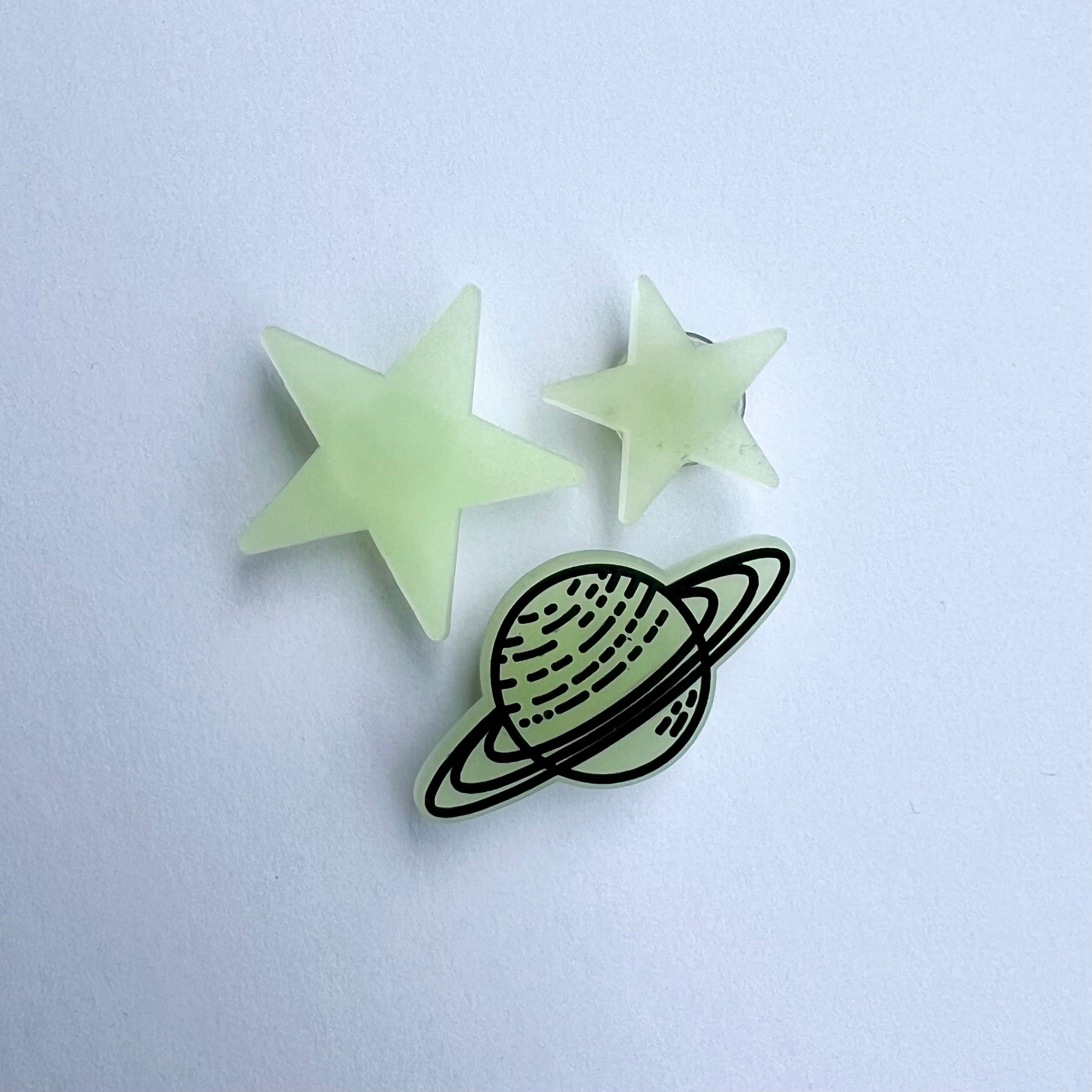 Glow In The Dark Planet Pack Charms