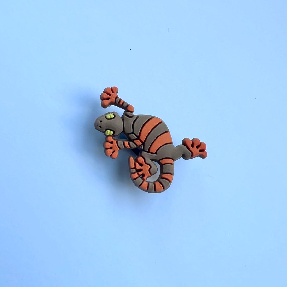 Orange Gecko Charm