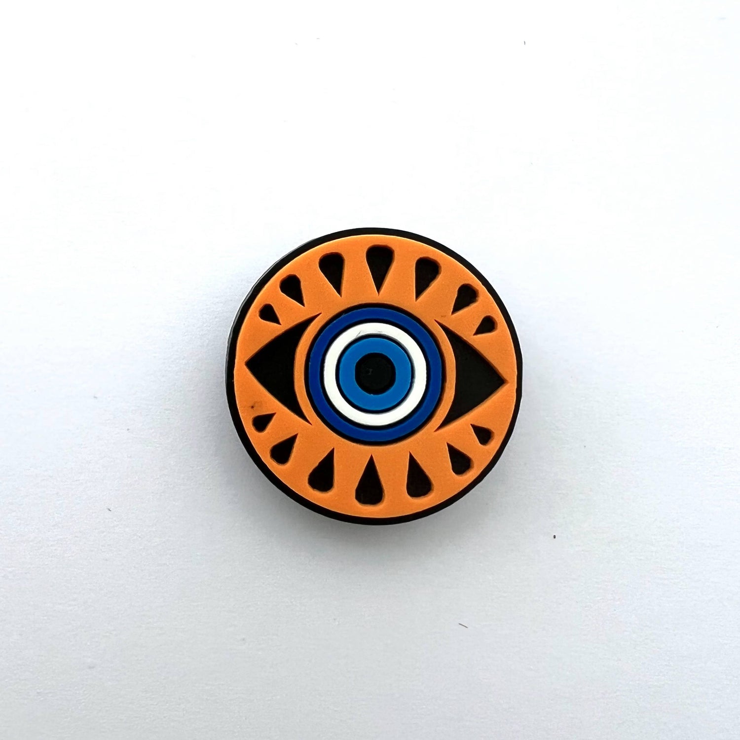 Orange Evil Eye Charm