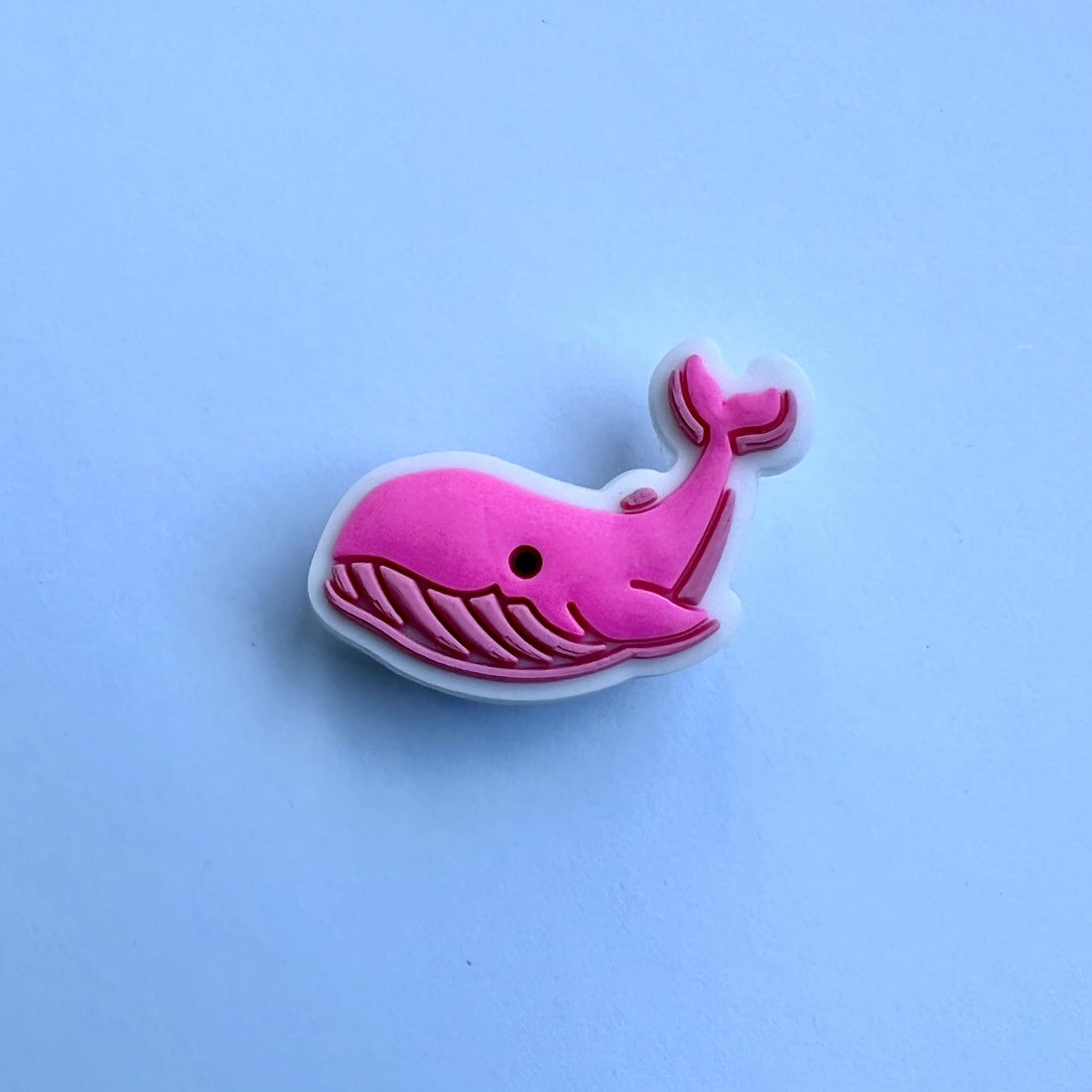 Pink Whale Charm