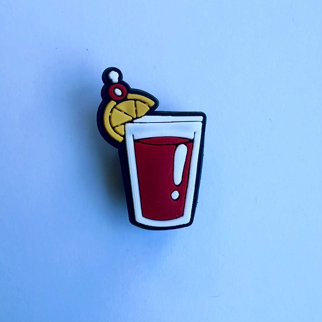 Red Cocktail Charm