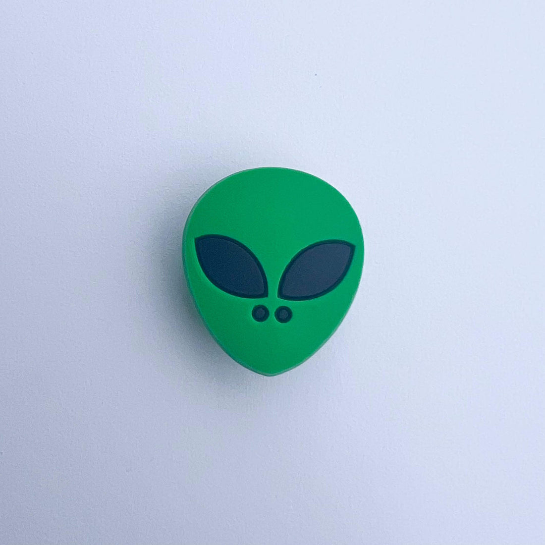 Green Alien Head Charm