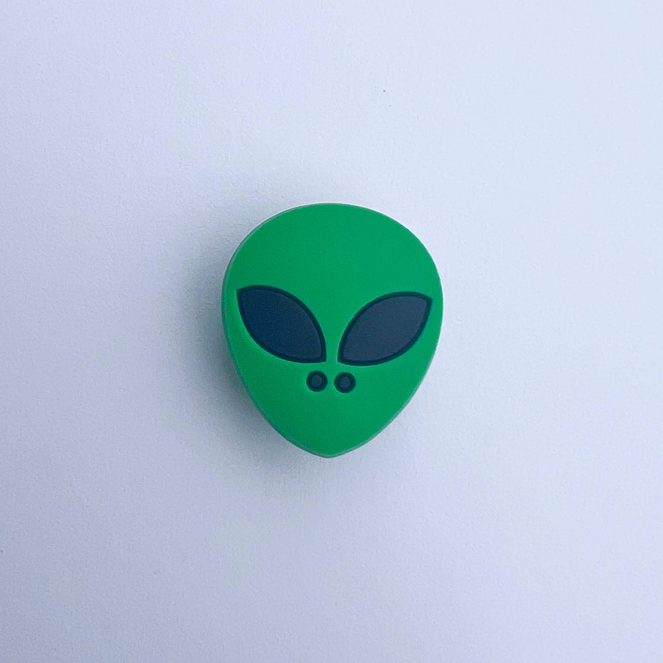 Green Alien Head Charm