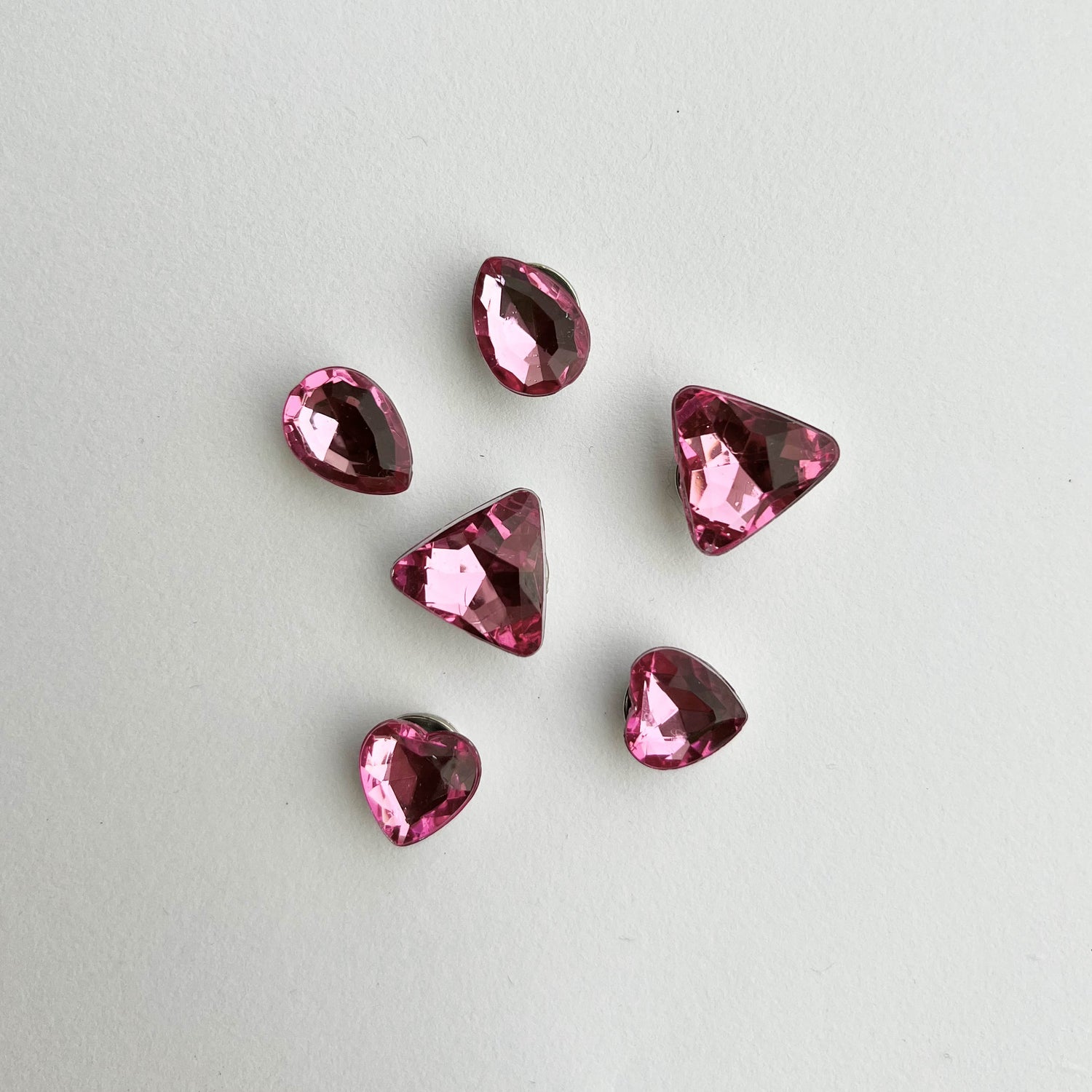Rose Pink Gemstone Charms