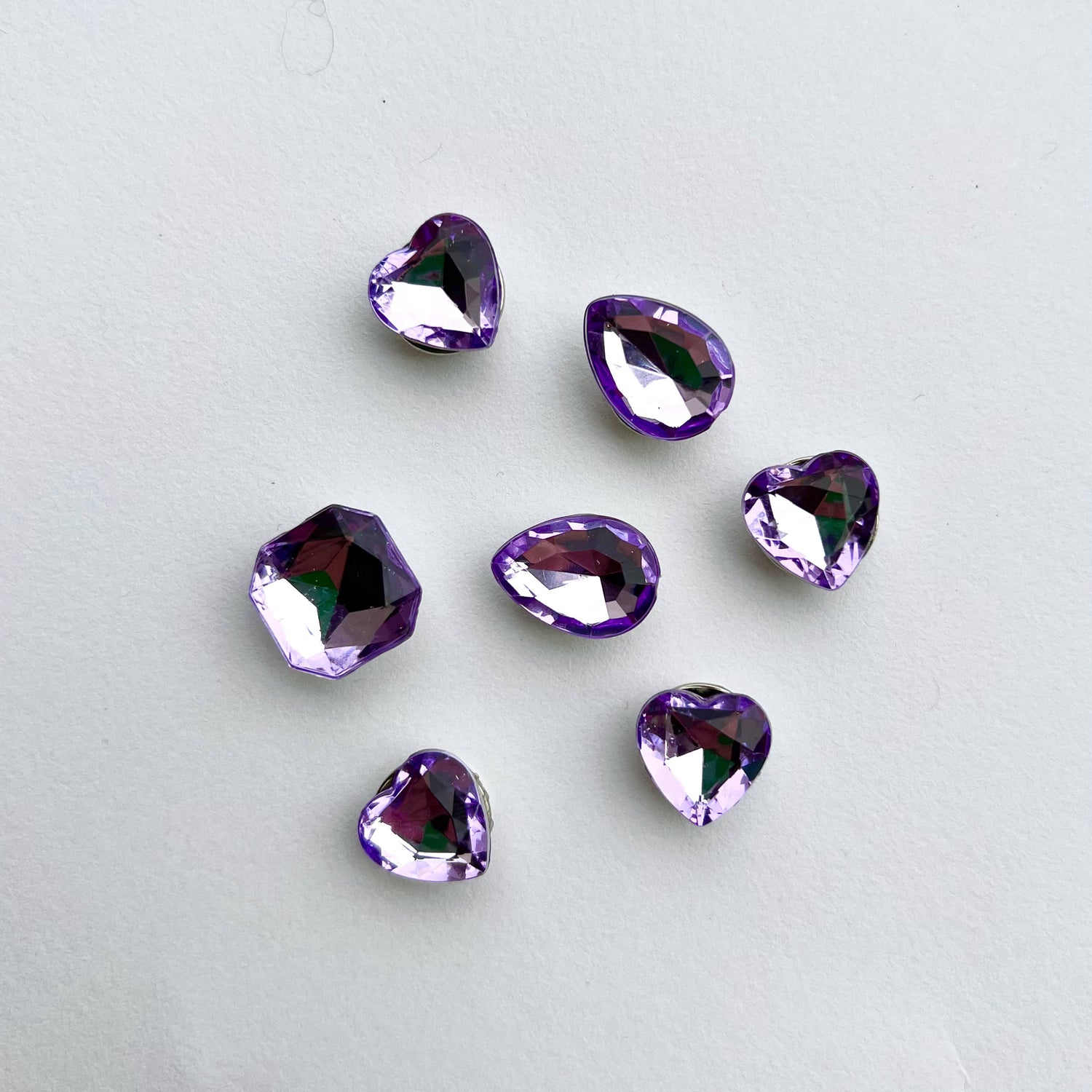 Light Purple Gemstone Charms
