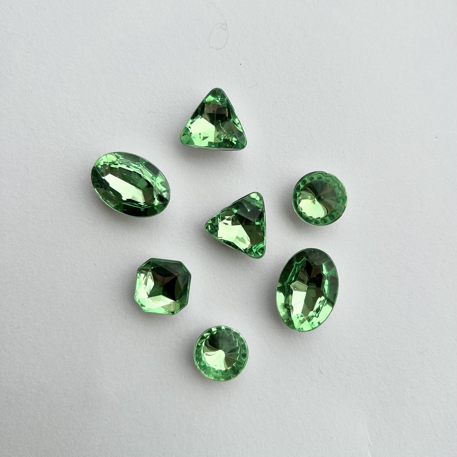 Mint Green Gemstone Charms
